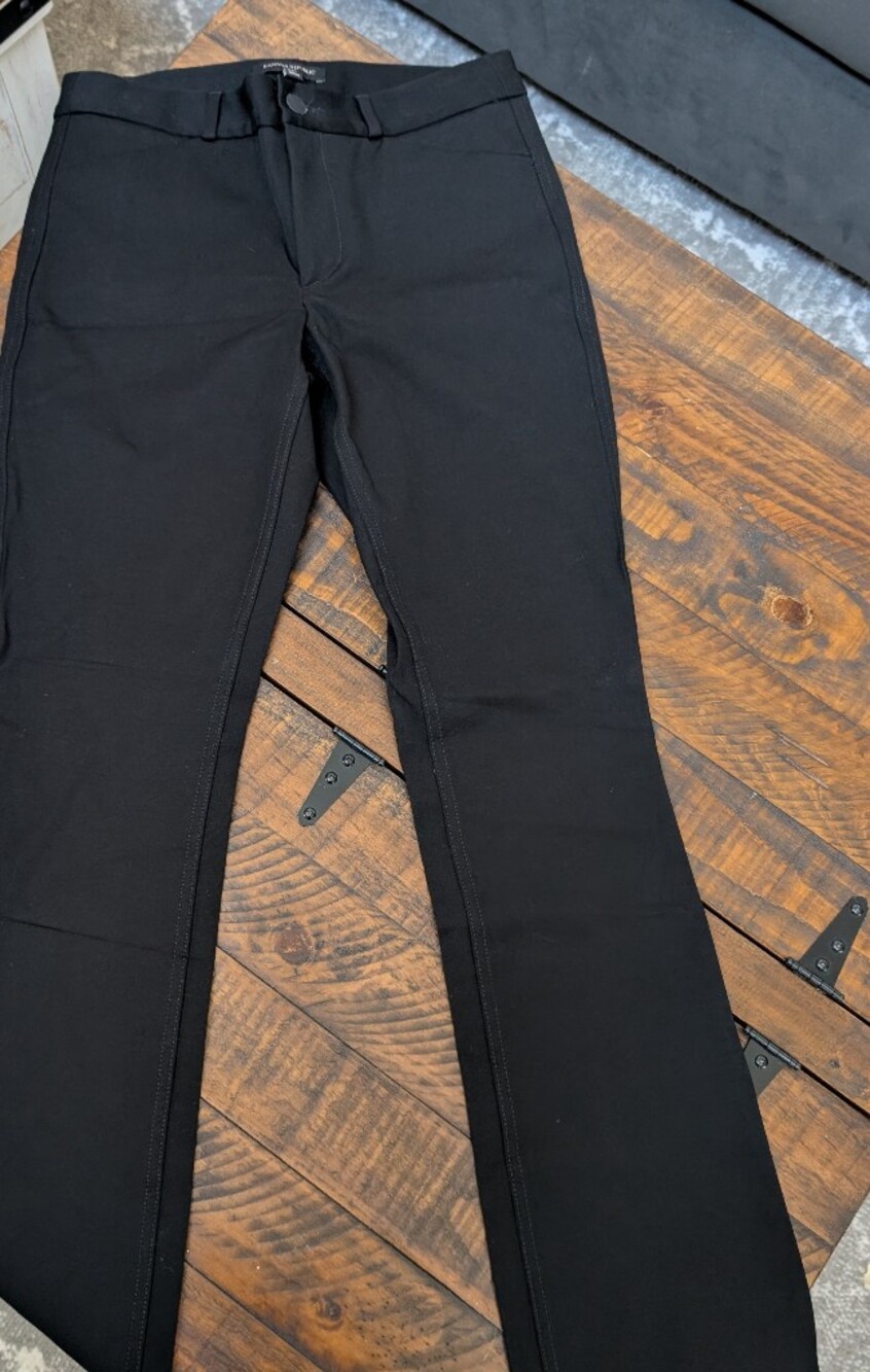 Women's Black Stretch Slim Pants